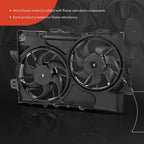 Dual Cooling Fan Assembly for GMC Terrain, Chevy Equinox (2010-2012)