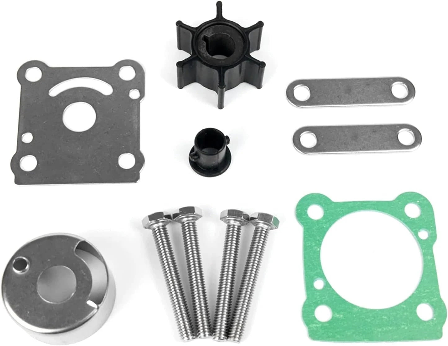Water Pump Impeller Kit for Yamaha Outboard (6N0-W0078-A0-00, 6/8HP)