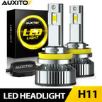 H11 LED Headlight Kit for High Low Beam (6500K White)