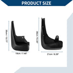 Set of 4 Mud Flaps Splash Guards for BMW 7 Series (2010–2016)