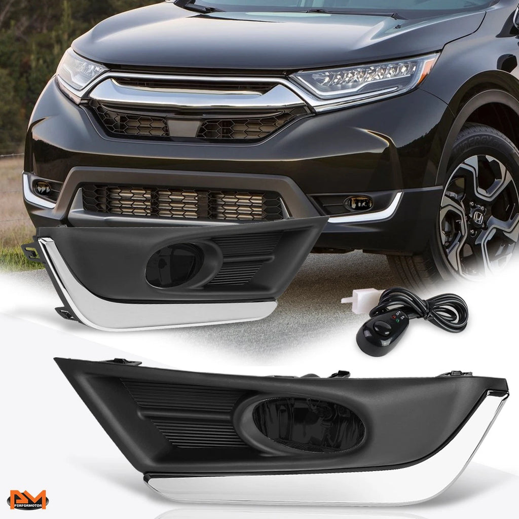 Fog Lights with Chrome Bezel and Switch for Honda CR-V (2017–2018)
