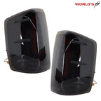 LED Tail Lights Assembly for Chevy Silverado (2014–2018) Black Left & Right