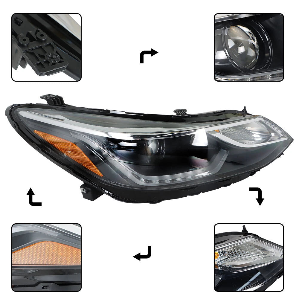 Projector Headlamp with LED DRL for Chevy Cruze (2016–2018)