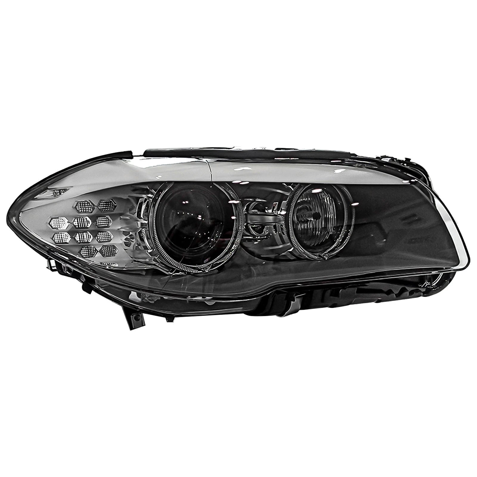 Right Xenon Headlight Housing for BMW 528i 535i 550i (2011–2013)