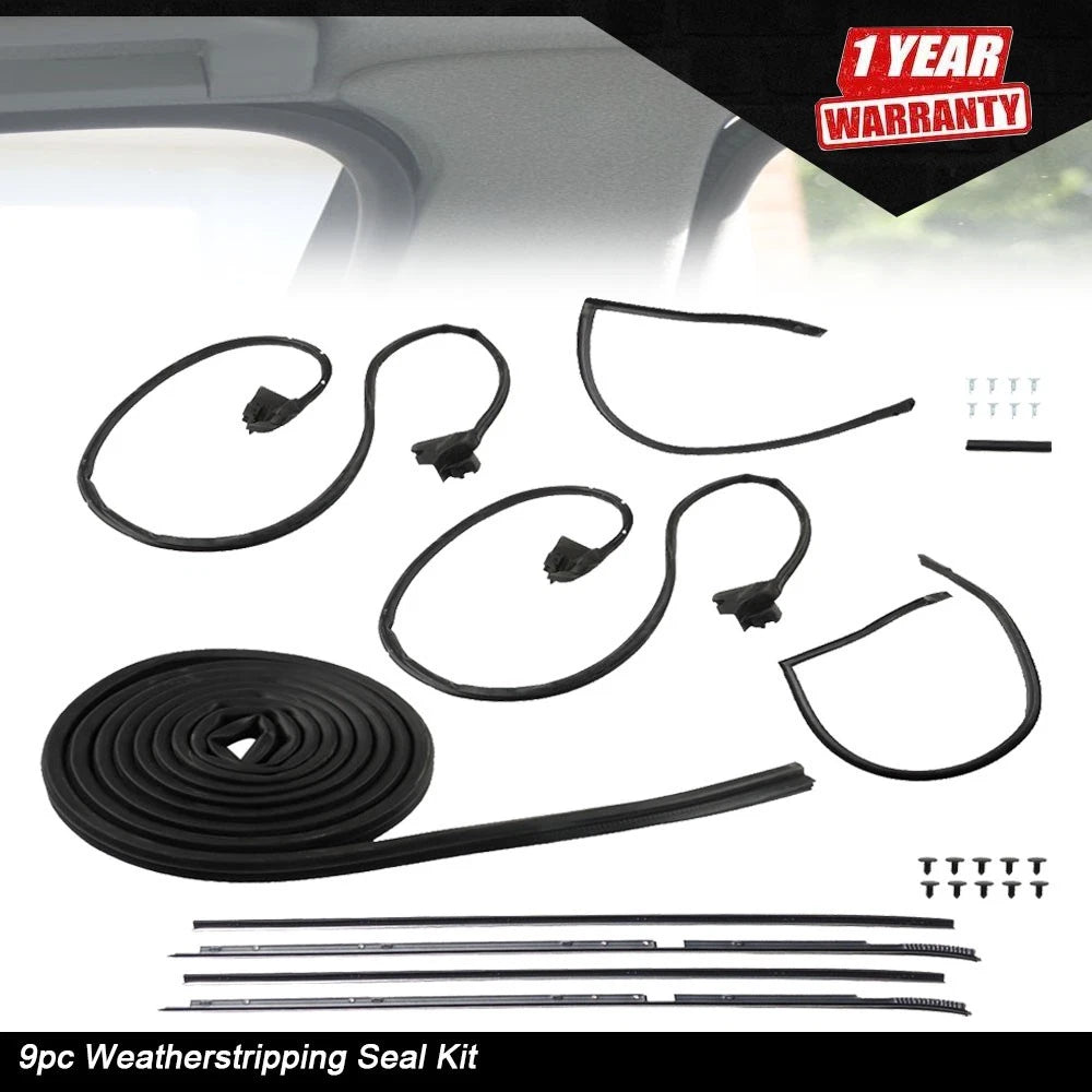 Set of 9 Weatherstripping Seals for Monte Carlo (1981–1988)