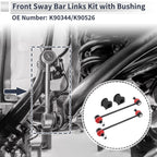 Front Stabilizer Bar Links Set of 2 with Bushing for Toyota Solara (2004–2008) No.K90344