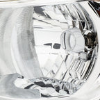 Pair Chrome/Amber Turn Signal Headlight for Chevy Colorado (2015–2020)