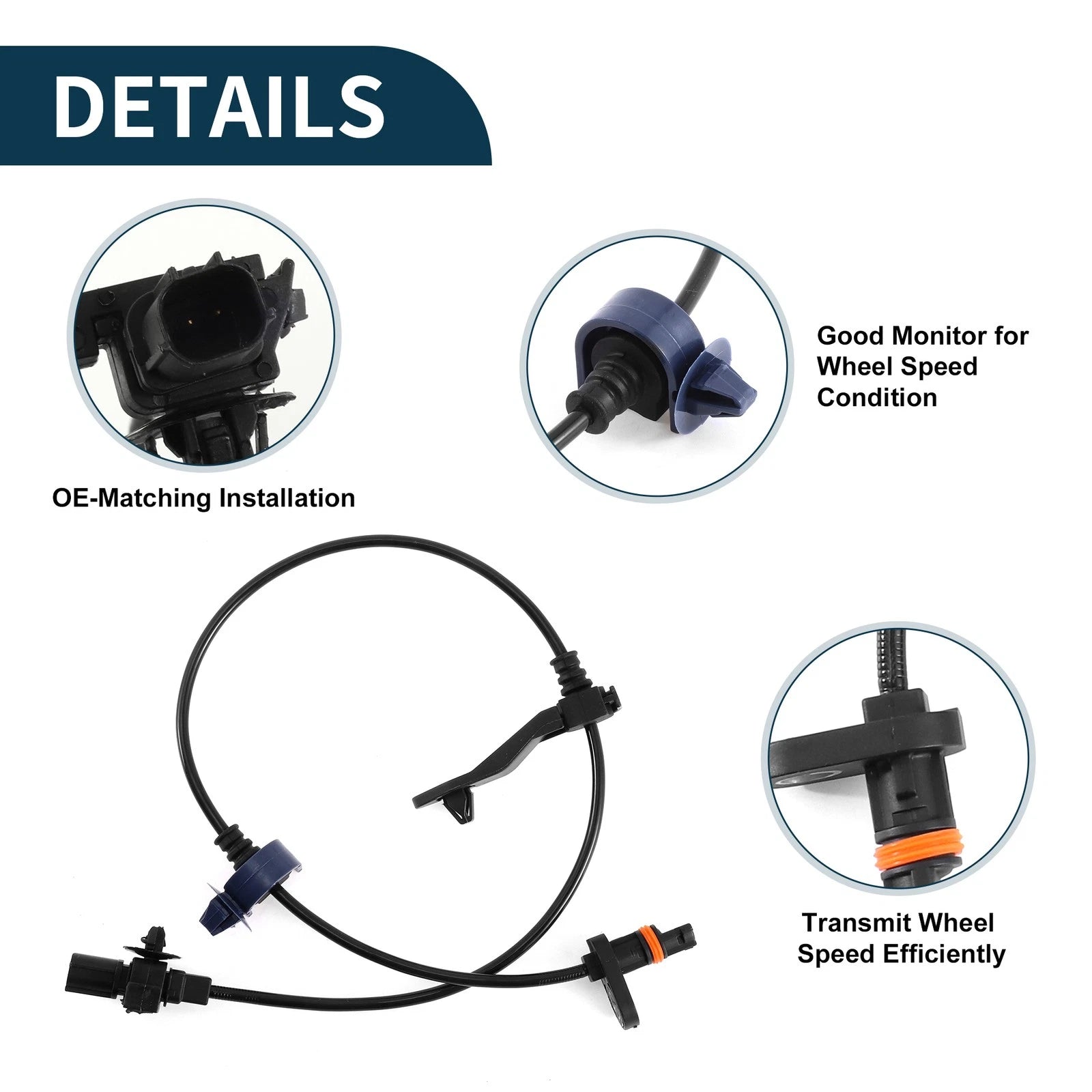 ABS Wheel Speed Sensor No. 57470-SNE-A01 for Honda Civic 