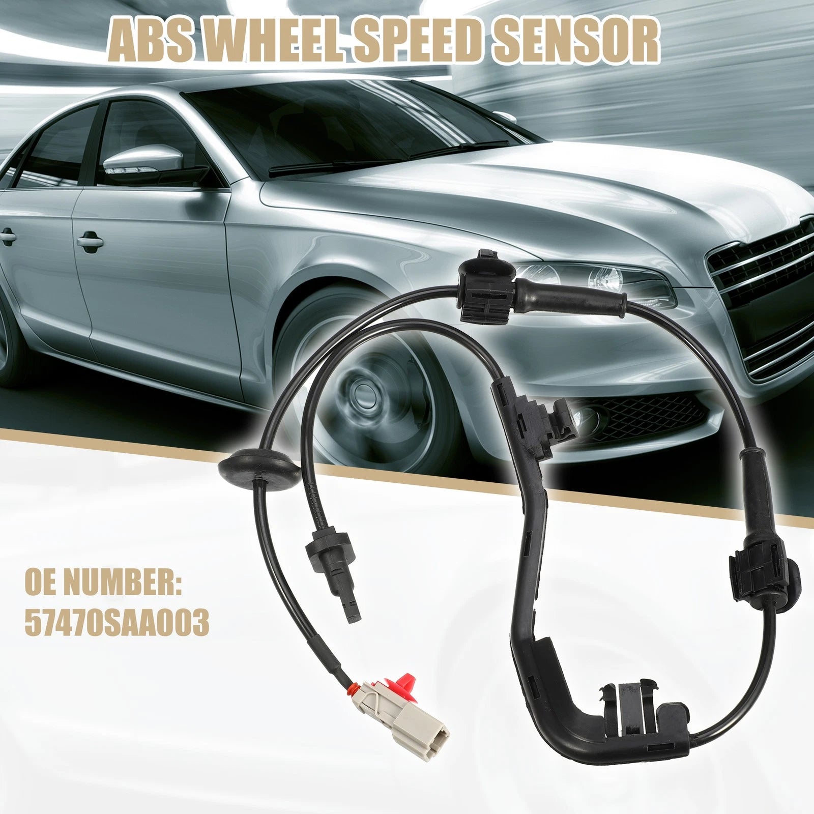 ABS Wheel Speed Sensor for Honda City (2003–2008) No.57470SAA003
