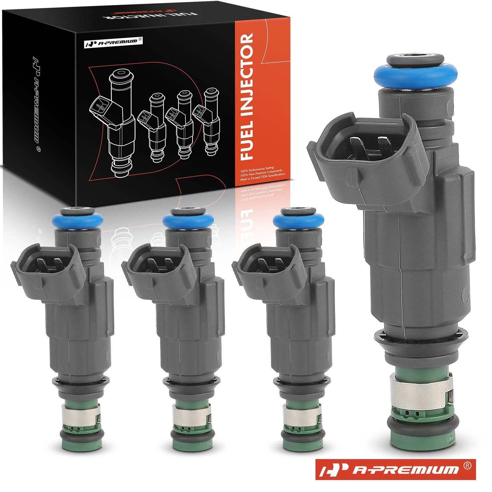 Set of 4 Fuel Injectors for Subaru Outback Legacy (2000–2004)