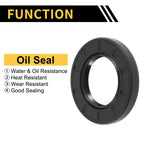 Set of 5 Oil Seal Rotary Shaft Seal NBR Rubber 30x52x7mm