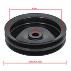 Double Groove Power Steering Pump Pulley for Chevy SBC BBC 350 454