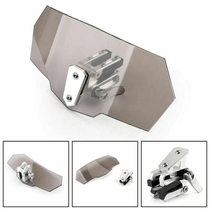 Adjustable Windshield Extension Deflector for Honda Yamaha (Universal)