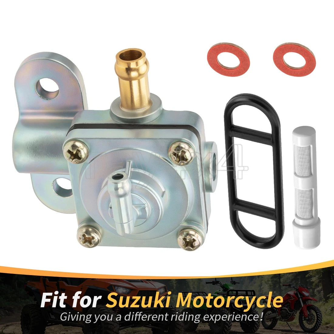 Fuel Petcock Assembly for Suzuki Intruder Volusia 800 Boulevard C50 (2001–2004) #44300-41F01