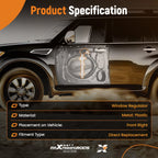 Power Window Motor Regulator for Honda Civic (2016-2021) Front Passenger Side