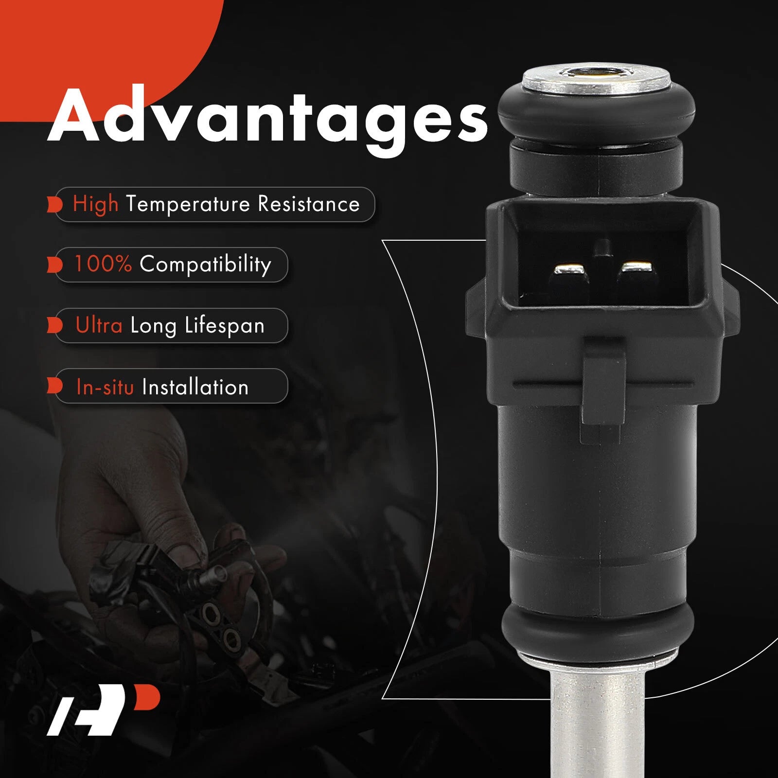 2X Fuel Injector for BMW i3 (2014–2021) i3s (2018–2021)