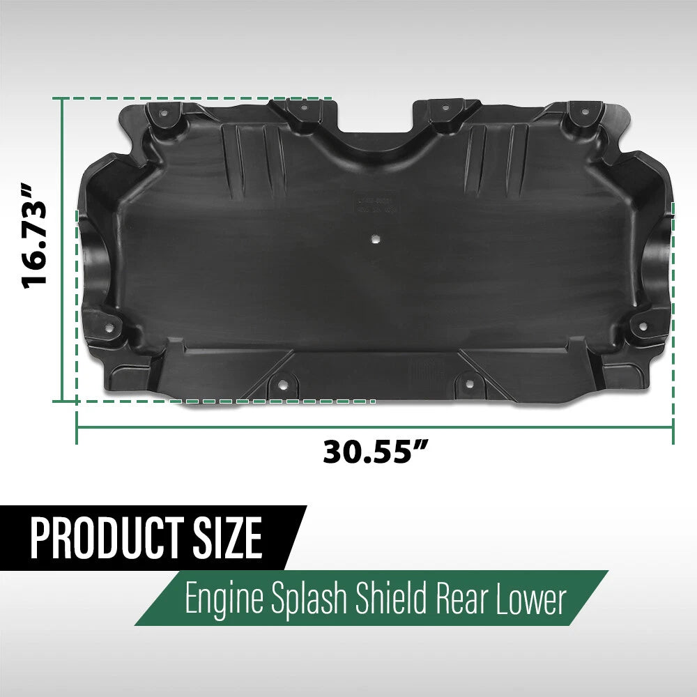 Rear Engine Splash Shield for Mercedes-Benz C300 C63 AMG (2015–2023)