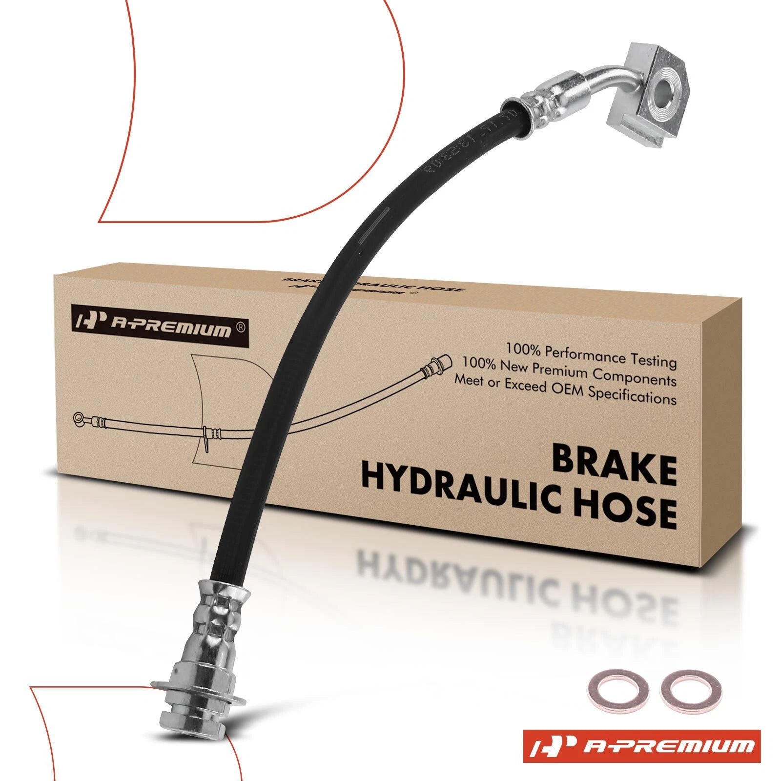 Rear Left Outer Brake Hydraulic Hose for Ford F-150 (1999–2003)