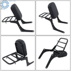 Sissy Bar Backrest with Luggage Rack for Honda Rebel 250 (1985–2016)
