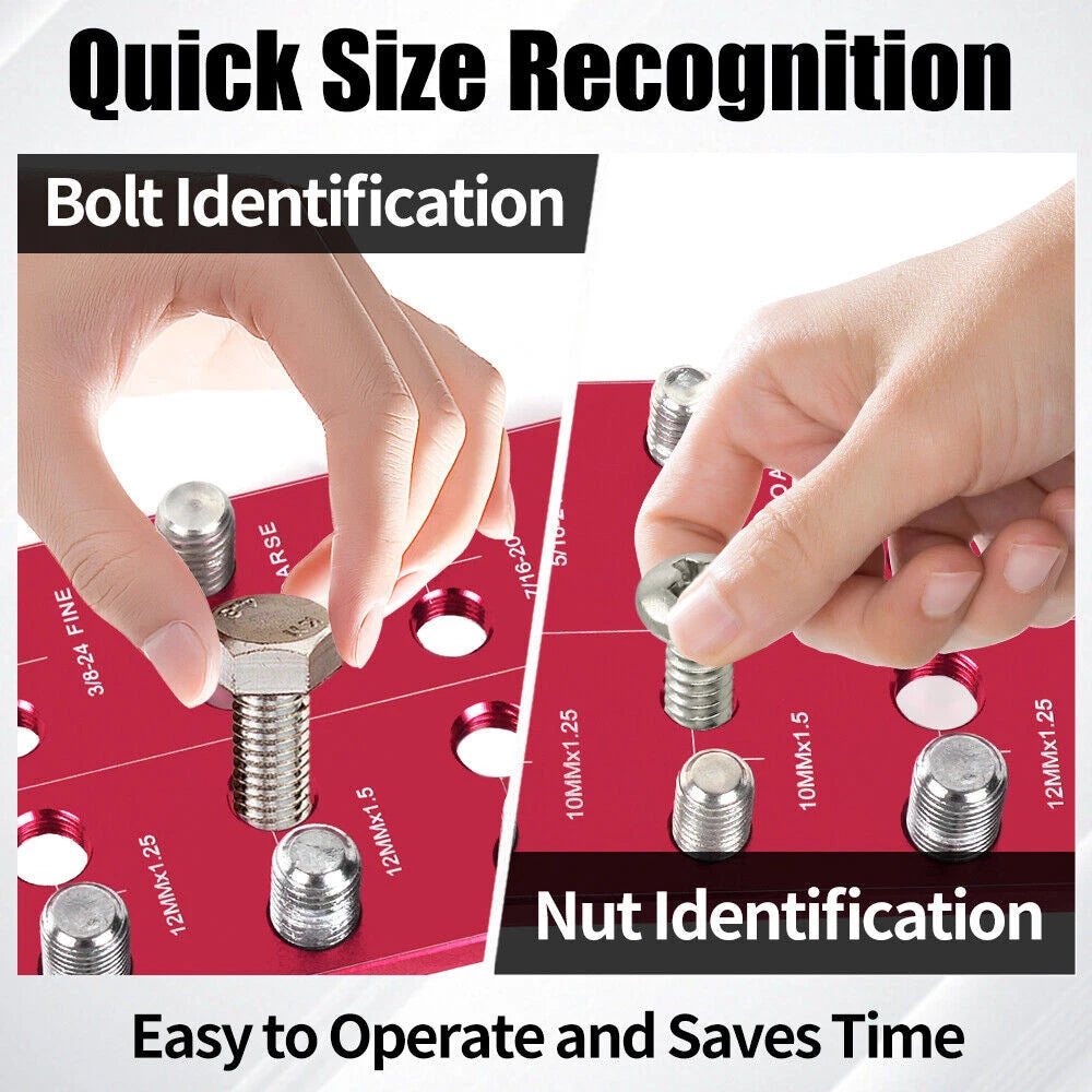 28 Thread Identifier Gauge for Inch and Metric Screws