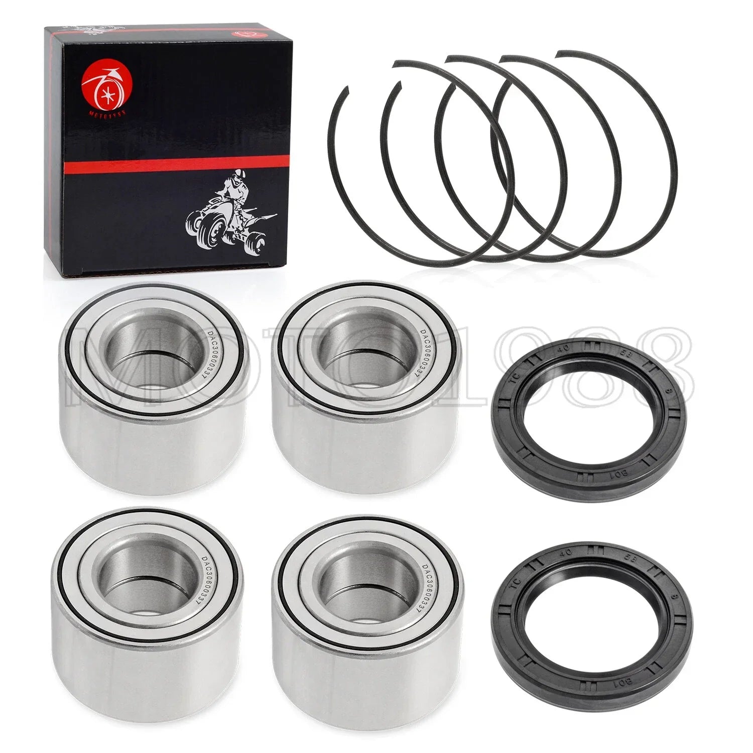 4x Wheel Bearings & Seals for Can-Am Defender Max HD10 XMR (2019–2022)