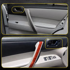 Set of 4 Black Interior Door Handles for Toyota Highlander (2008–2013)