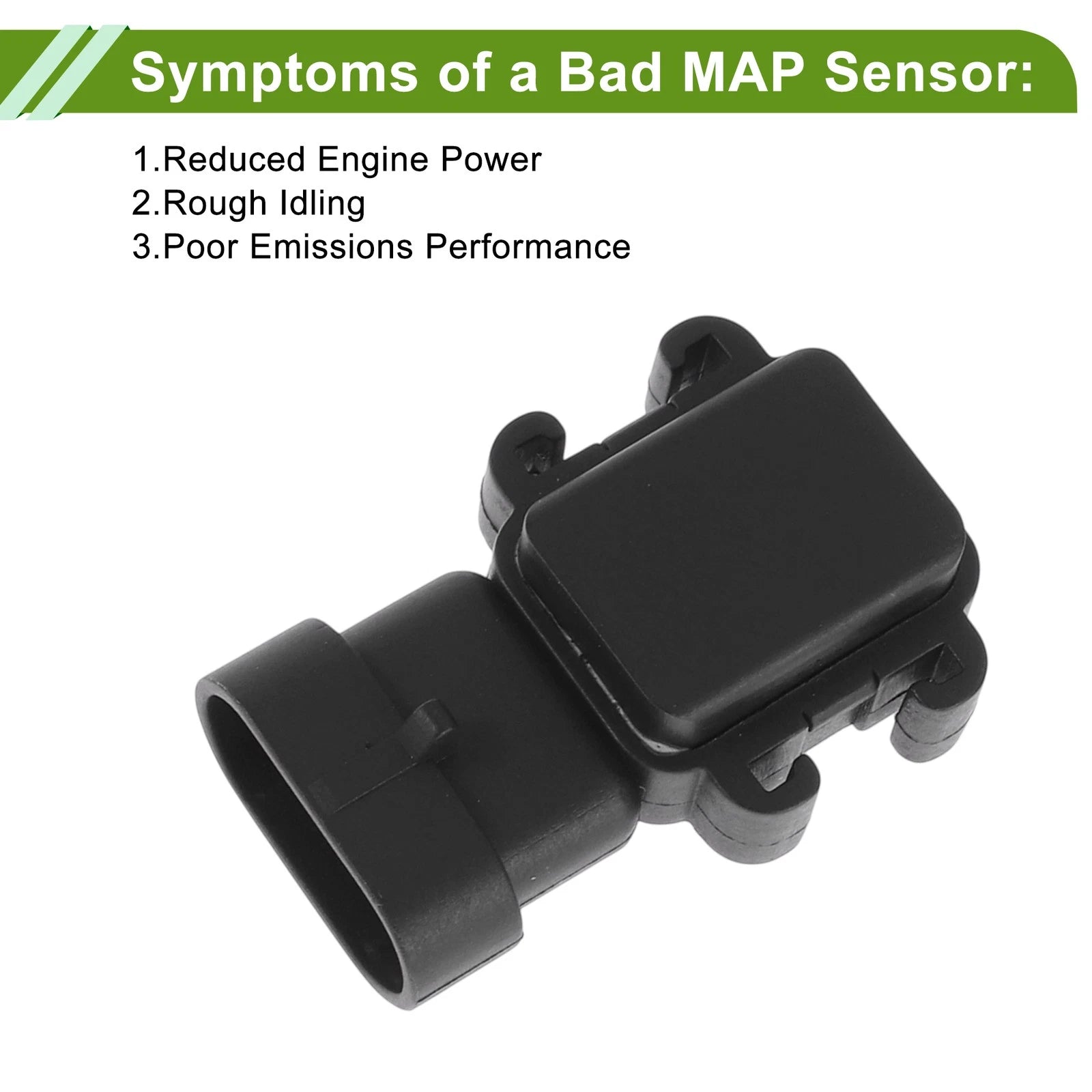 MAP Sensor for Chevrolet Cobalt 2.0 (2005–2007) - Part No. 12615136