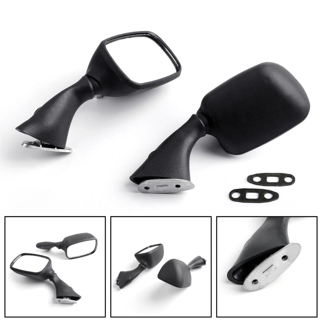 Mirrors for Suzuki GSXR 600 750 1000 2001-2002, Hayabusa GSXR 1300 1999-2010 Black