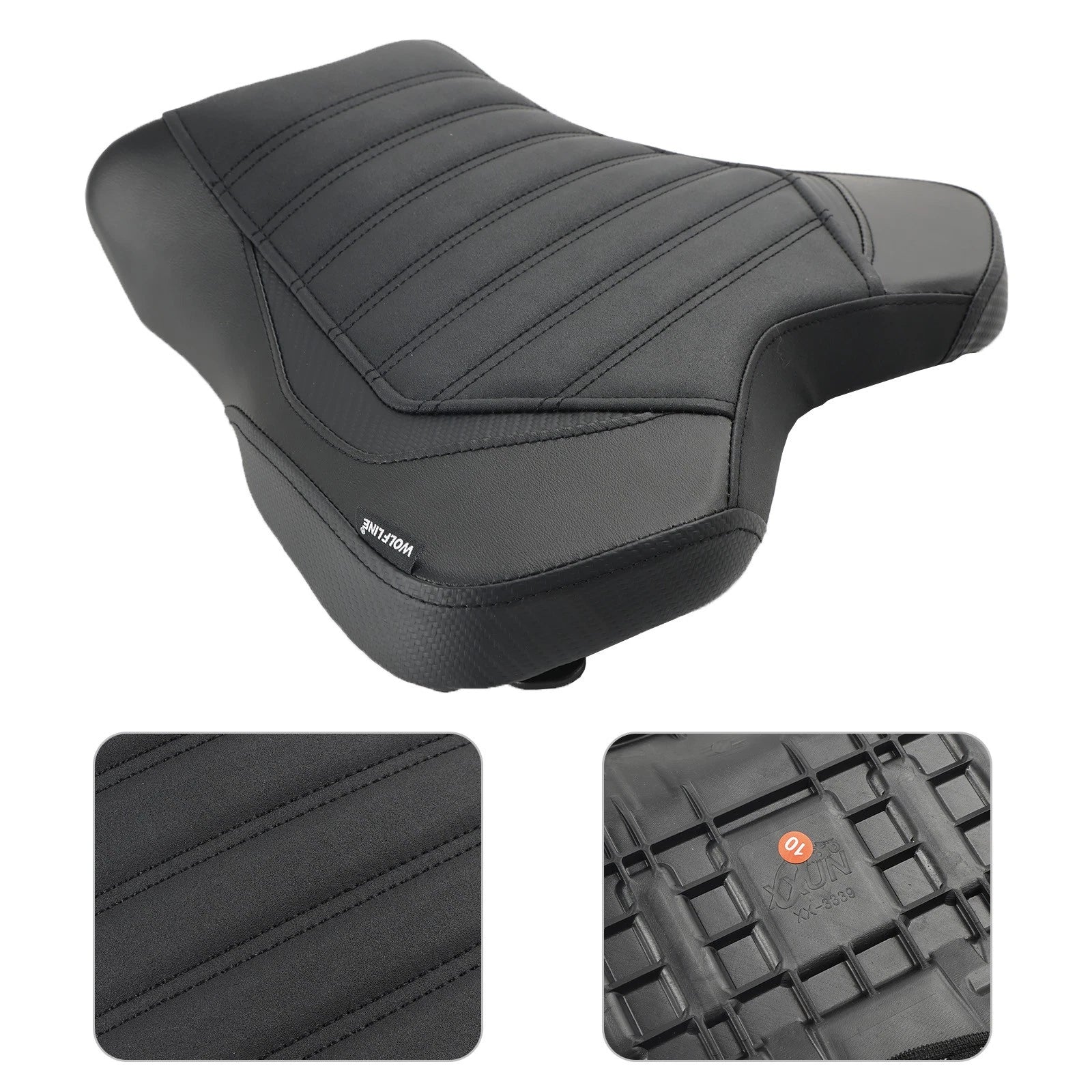 Front Raider Seat Driver Cushion Pu for Yamaha YZF-R1 (2015–2023)