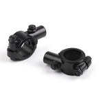 Handlebar Mirror Mount Clamp Adapter for Moto Bike (1" 10MM Thread)
