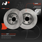 Front Disc Brake Rotors for Nissan Altima (2013–2023) 296mm