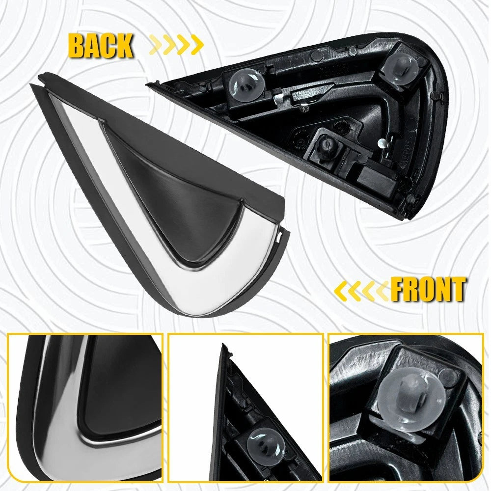 Front Left Fender Pillar Trim Mirror Corner Molding for Honda CR-V (2017–2022)