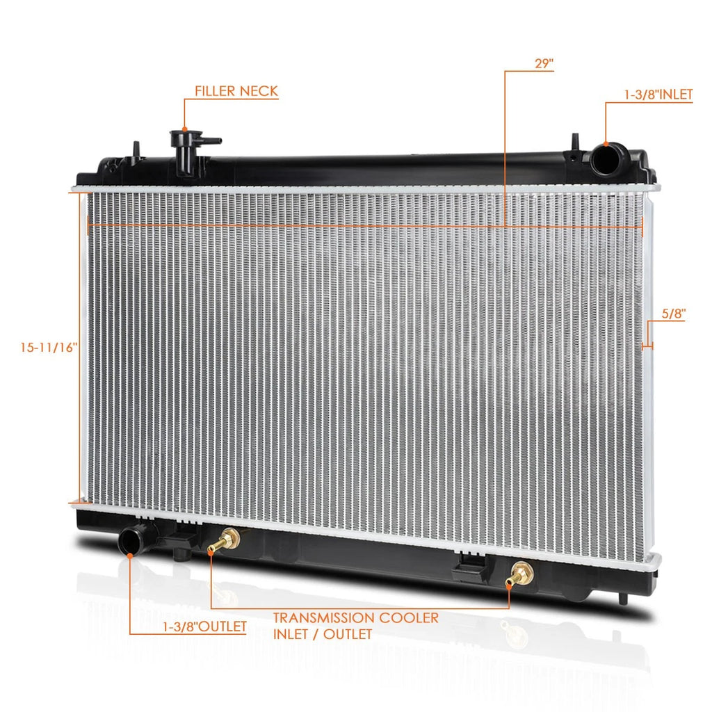 OE Replacement Aluminum Radiator for Nissan 350Z (2003–2006) DPI-2576