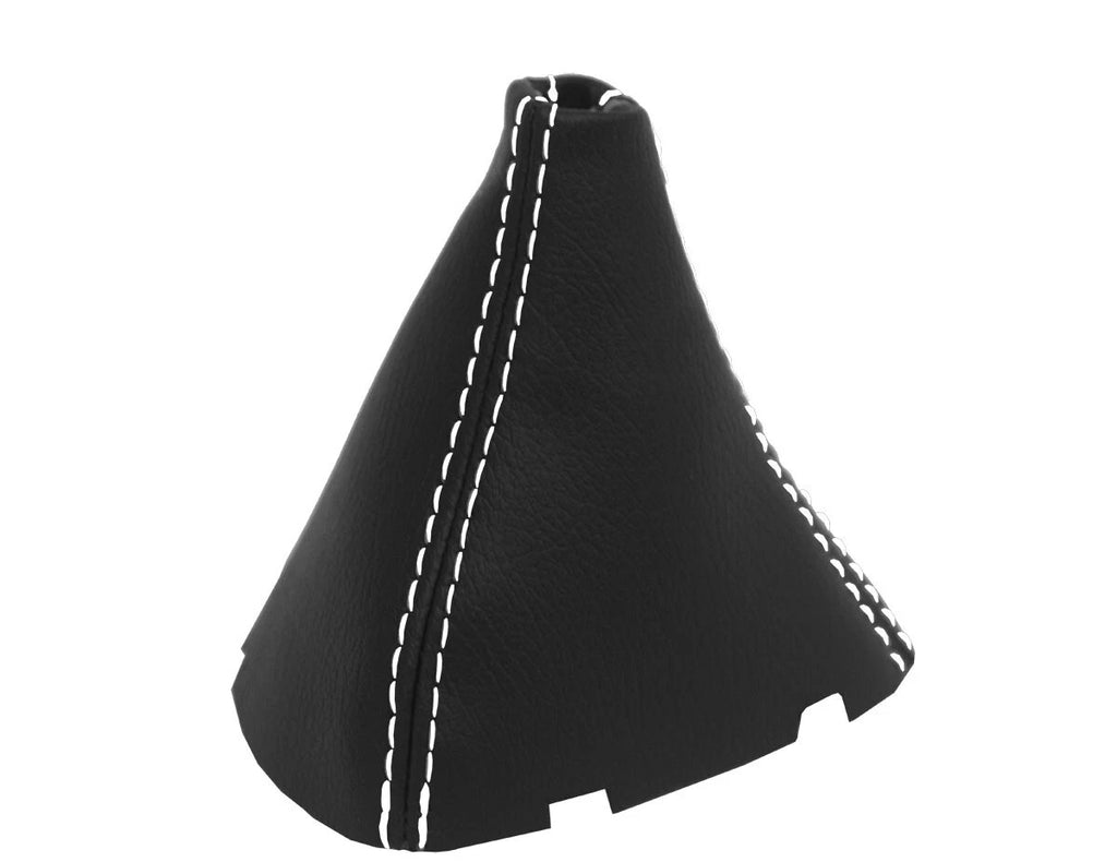 Leather Automatic Shift Boot Cover for Audi TT (2008–2016) White Stitch