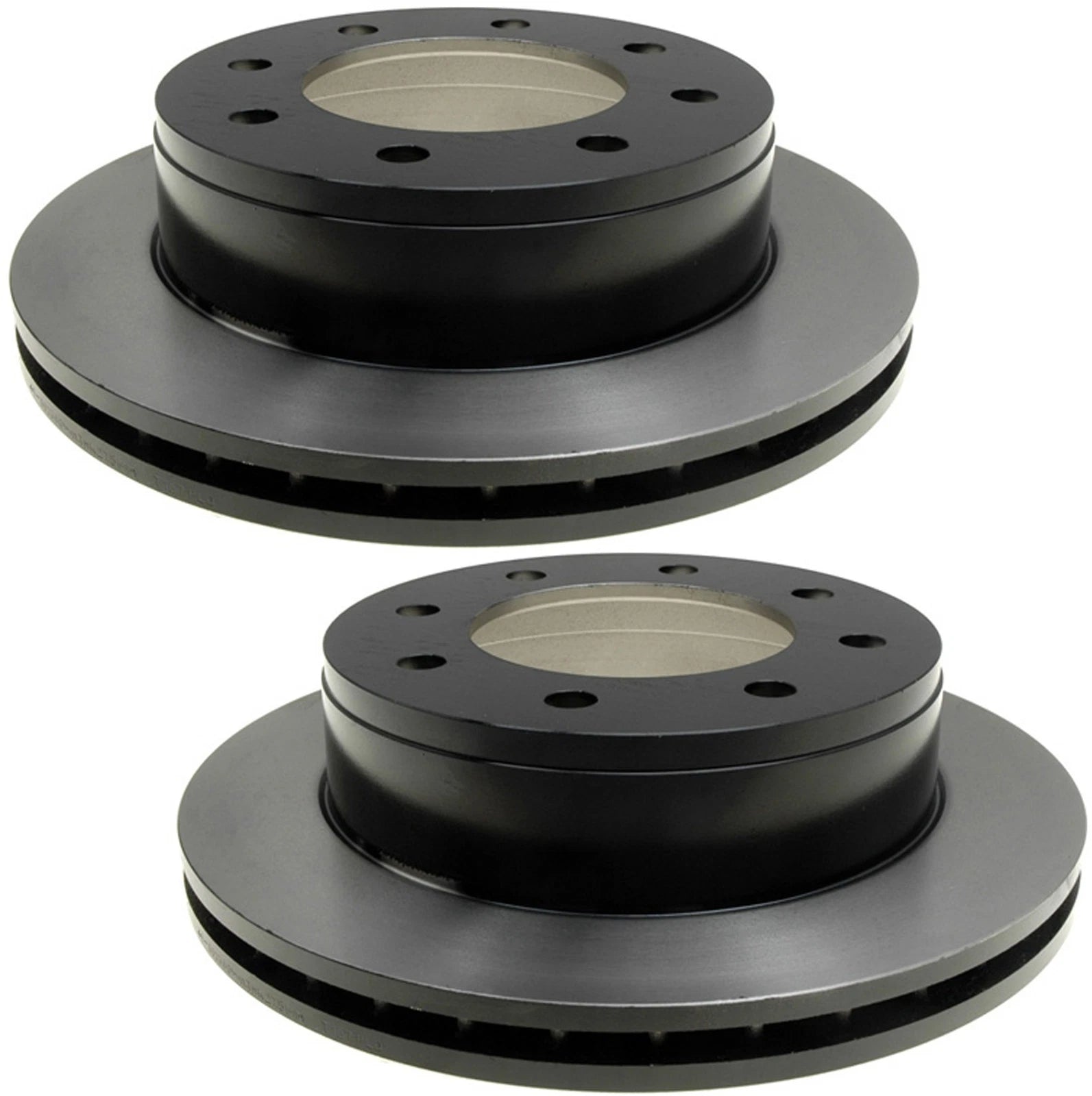 Set of 2 Rear Brake Disc Rotors 330mm ACDelco Pro for Chevy GMC SRW (GU6)