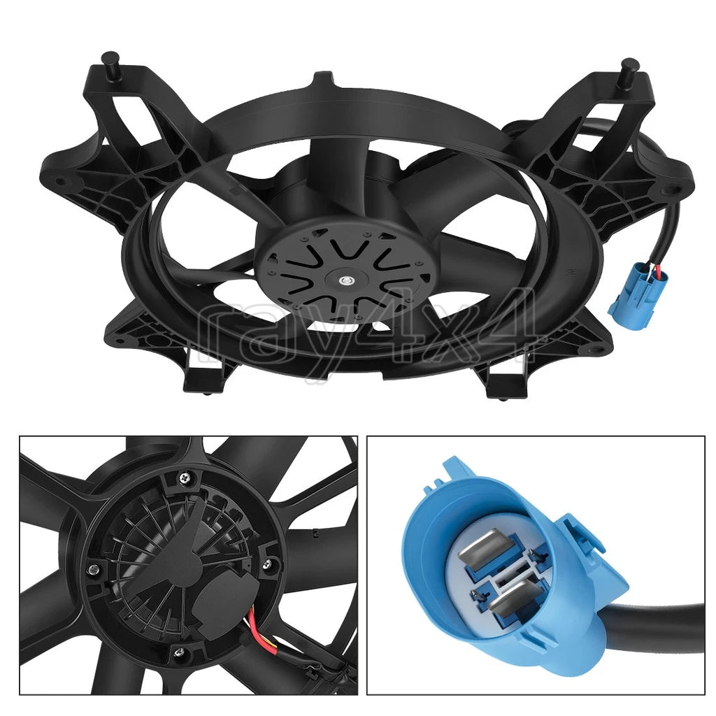 Brushless Fan Assembly 2414657 2413548 for Polaris RZR XP Turbo XP 4 (2017–2021)