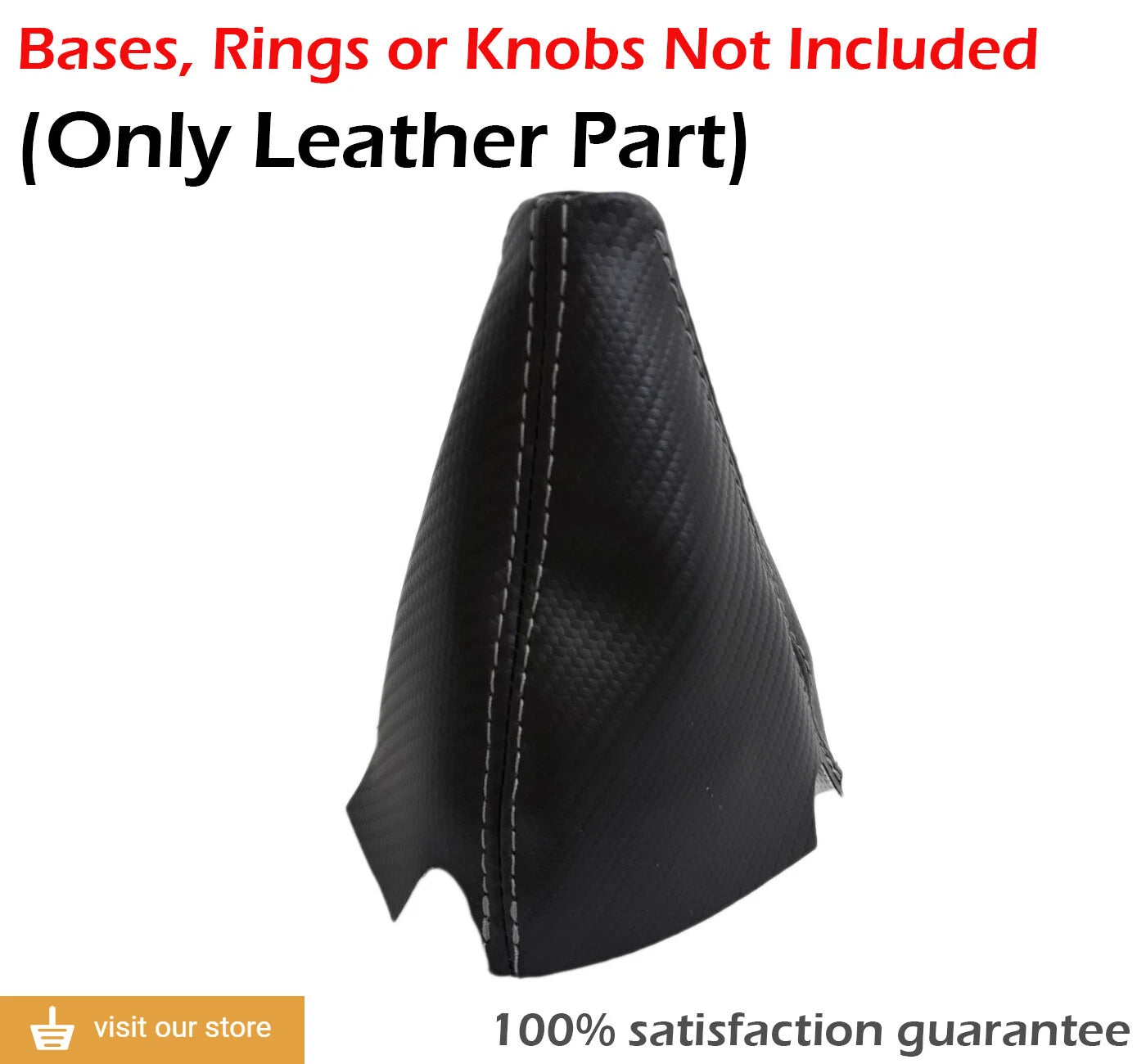 Carbon Fiber Manual Shift Boot Cover for Acura TSX (2004–2008)