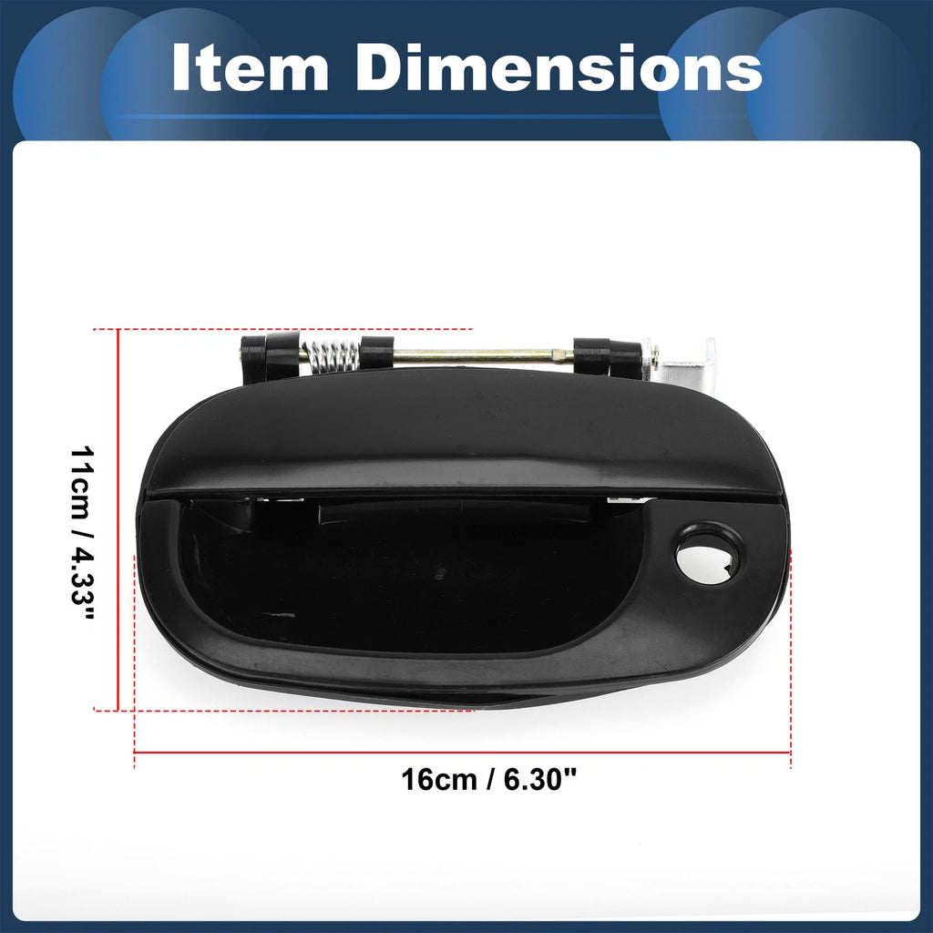 Front Left Door Handle for Hyundai H1 Starex (1998–2007) - Black