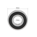 Set of 4 Deep Groove Ball Bearings 6202-2RS for Z2 15x35x11mm