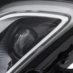 Right Side Headlight for Chrysler Pacifica (2021–2023) Clear Lens Black
