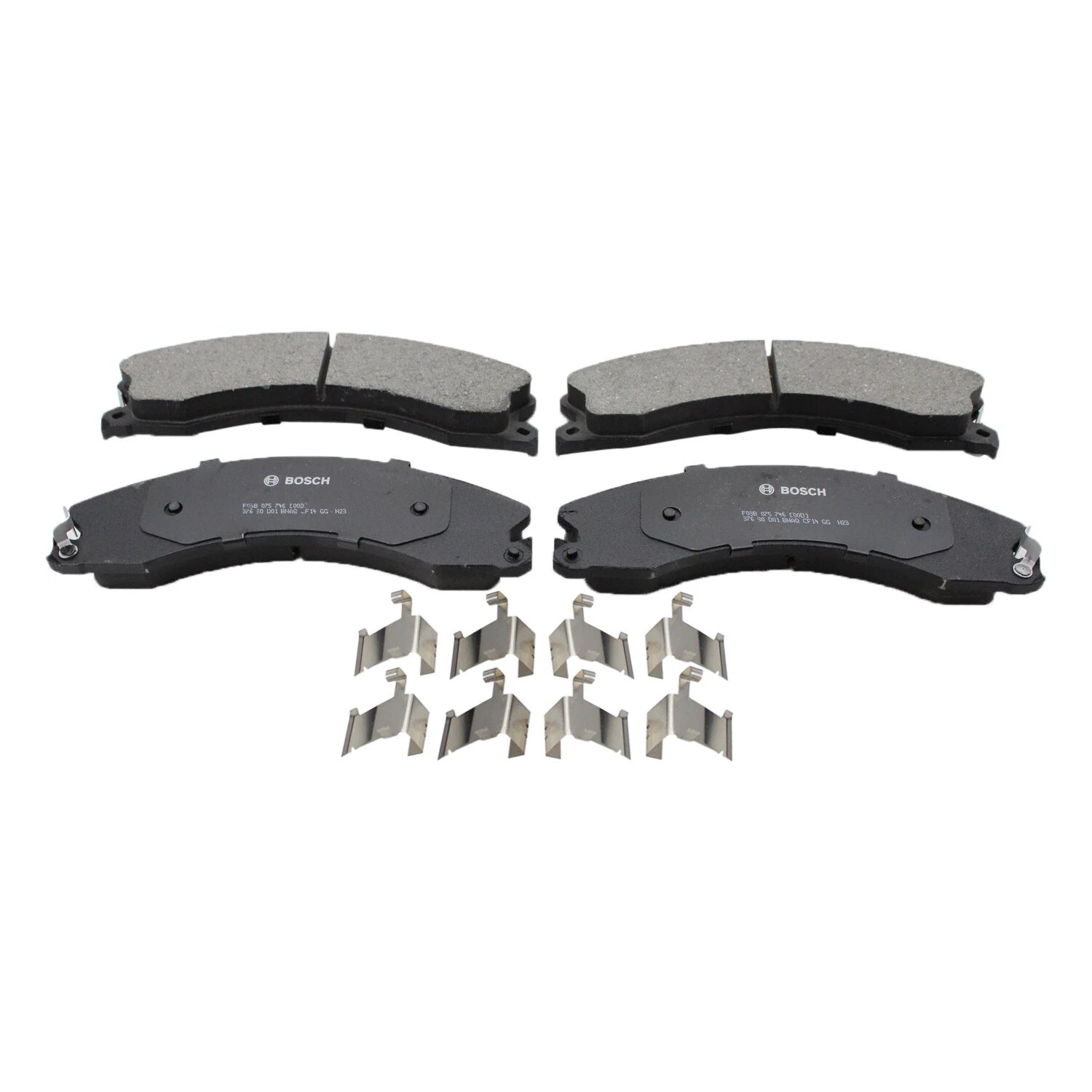 Bosch QuietCast Ceramic Brake Pads for Chevrolet Express/Silverado/Savana/Sierra 3500 HD (2001–2023)