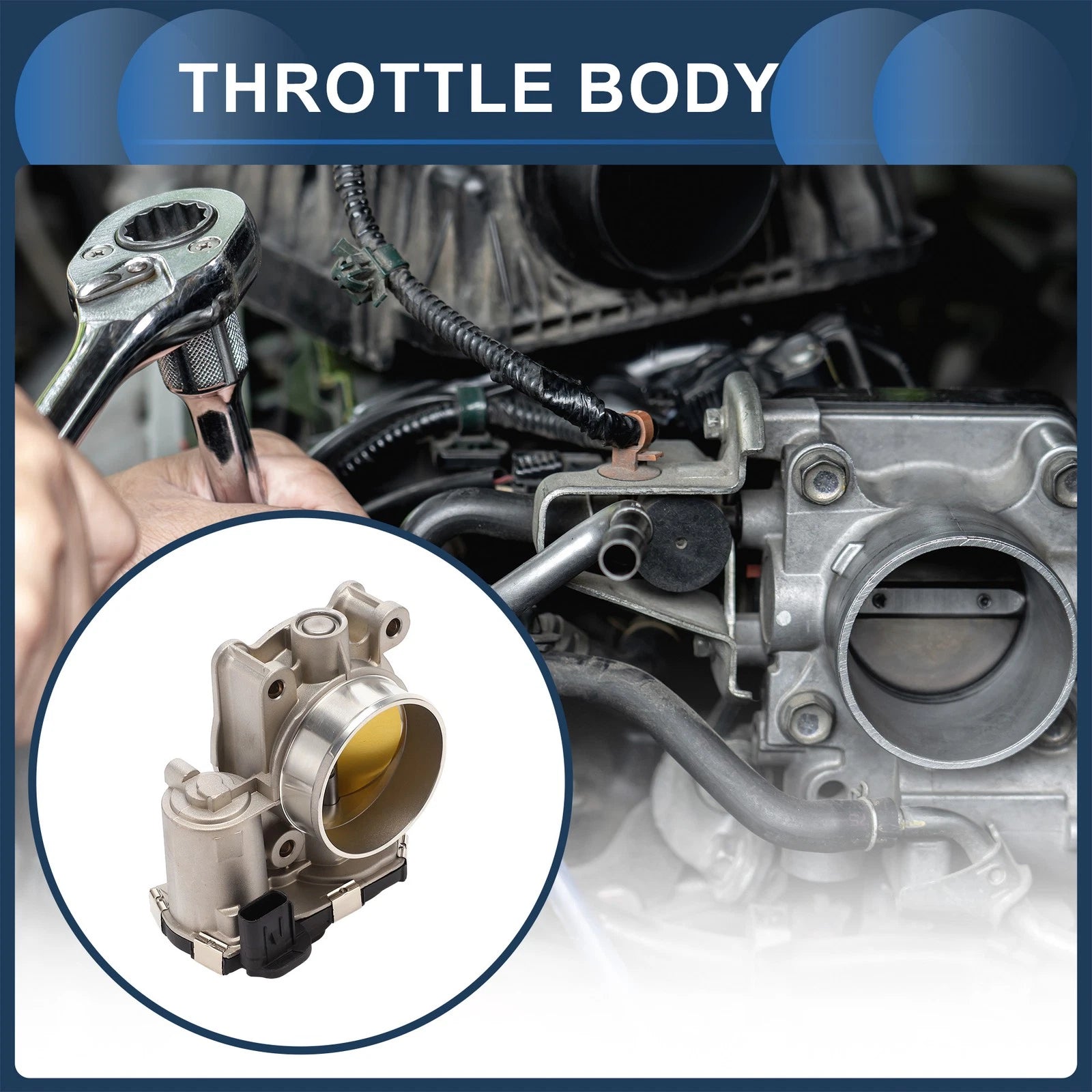 Throttle Body for Chevy Impala Malibu (2000–2005) 12670839/12669073