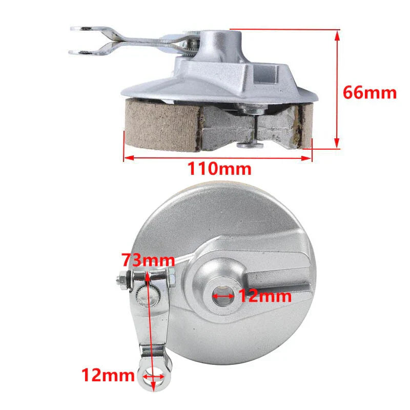Drum Brake Hub Cover Panel for Honda Monkey Z50 (1968-2023)