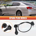 7pcs Spark Plug Wire Ignition Coil Cable No. 9091921563 for Toyota Supra (1993–1996)
