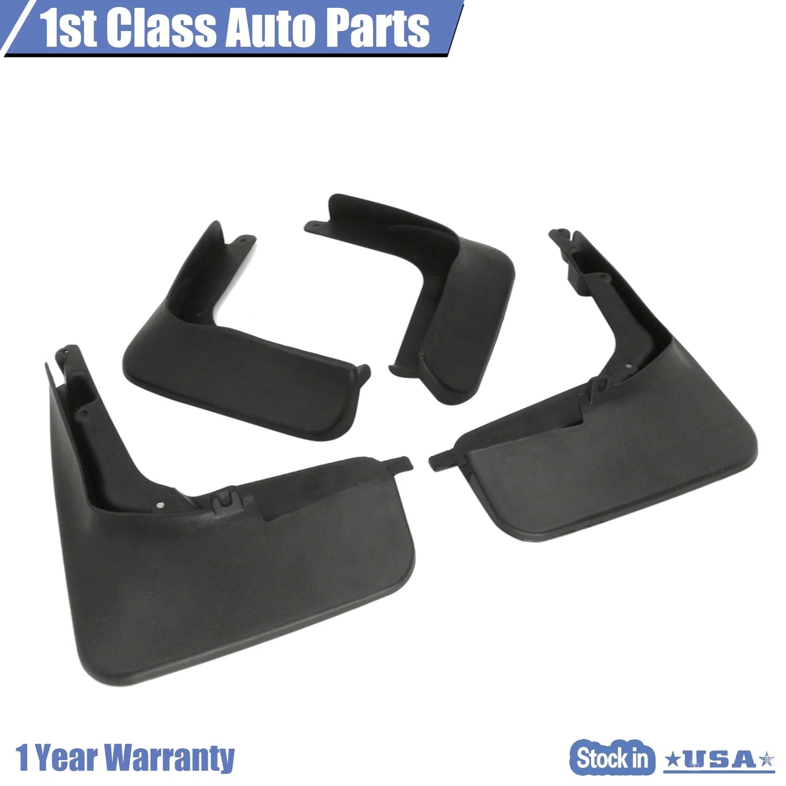 Set of 4 Splash Guard Mud Flaps for Ford Fusion (2013-2017)