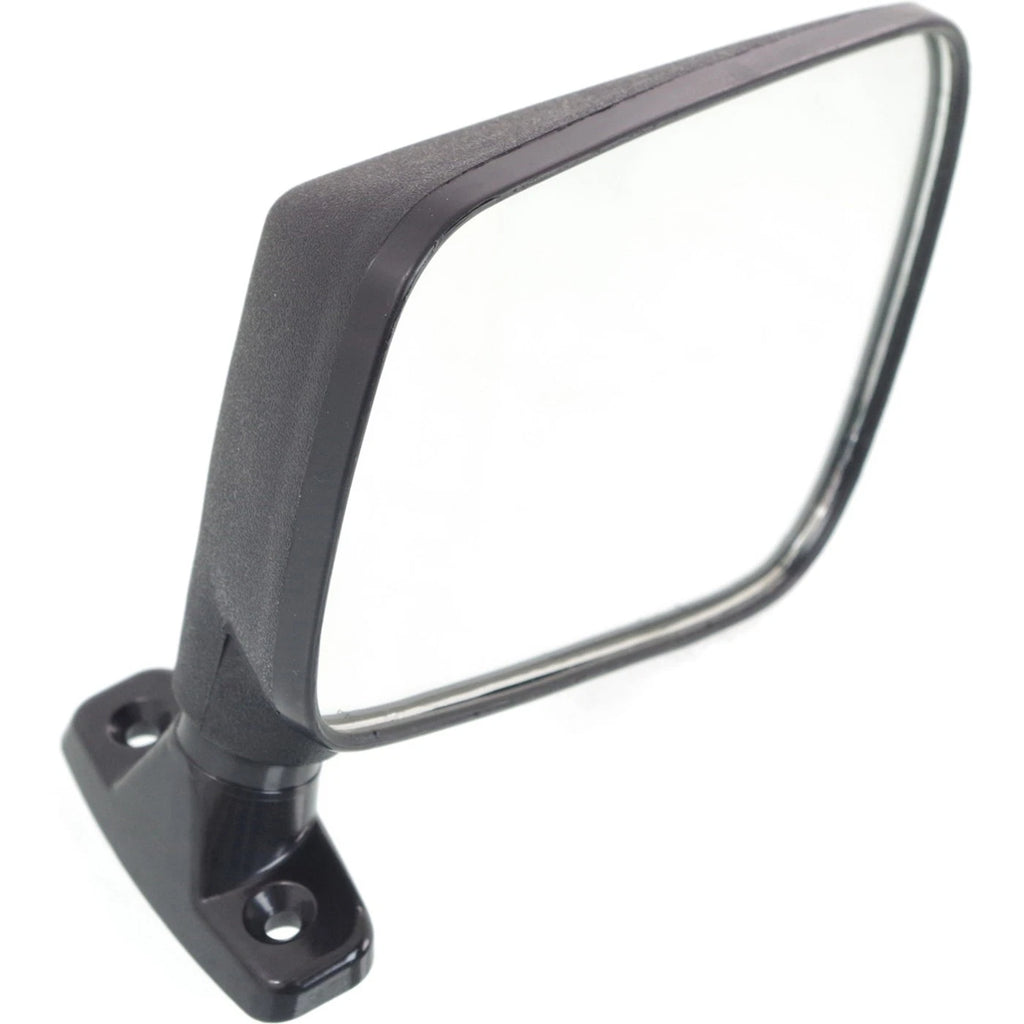 Manual Remote Mirror for Volkswagen Jetta (1980–1984) Right Side Textured Black