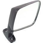Manual Remote Mirror for Volkswagen Jetta (1980–1984) Right Side Textured Black
