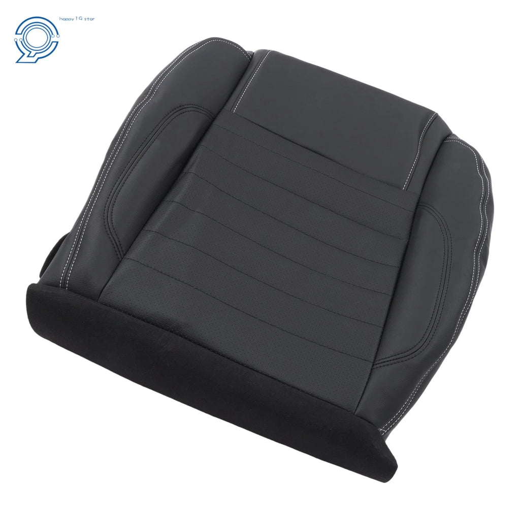 Leather Perforated Driver Side Bottom Seat Cover for Ford Mustang GT (2010–2014)