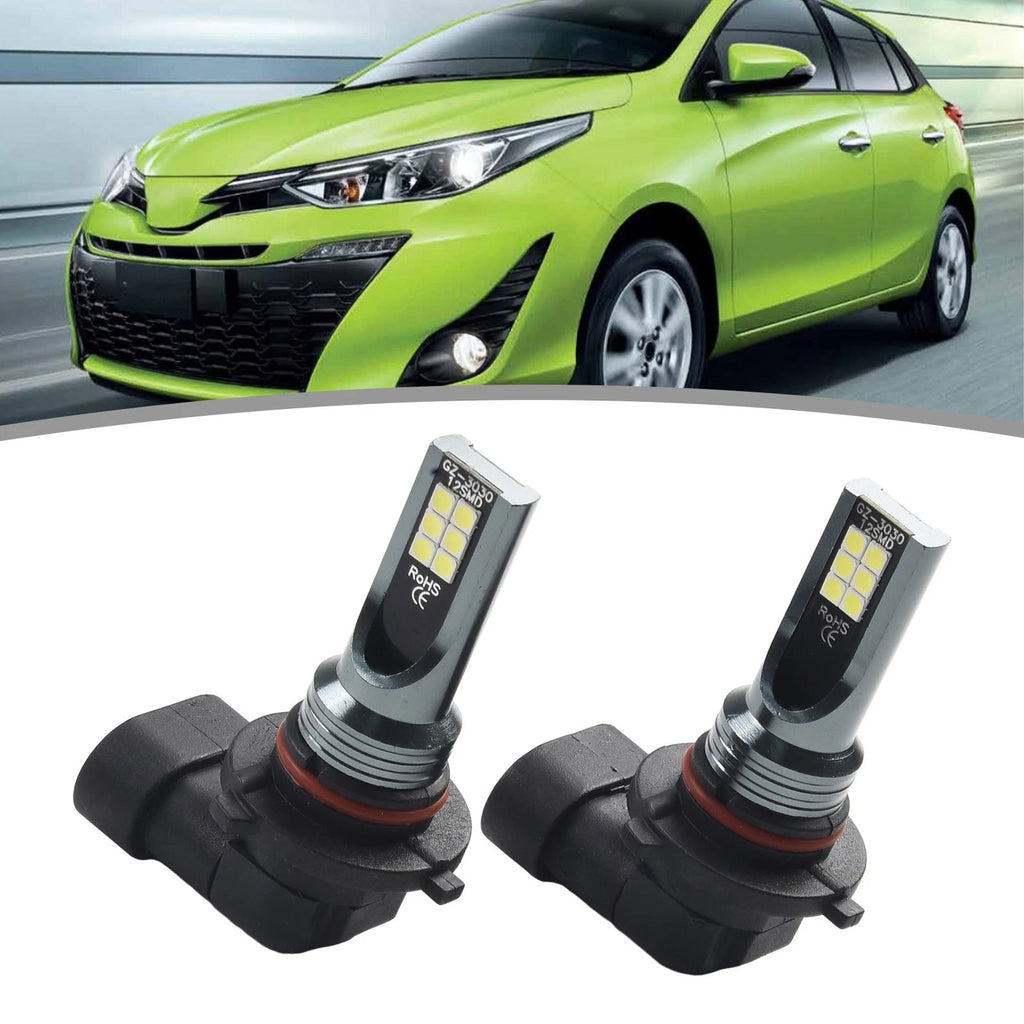 Set of 2 6000K LED Fog Light Bulbs 9006HB4 for
