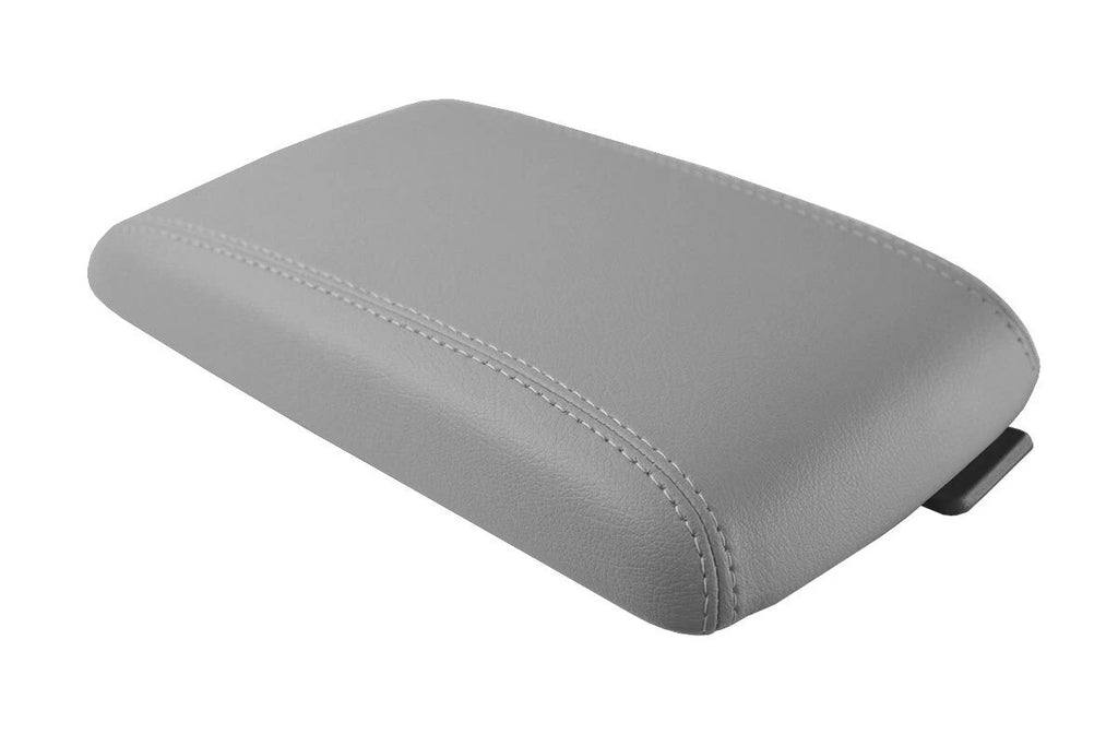 Leather Console Lid Pull Over Cover for Cadillac DTS (2006–2011) Gray